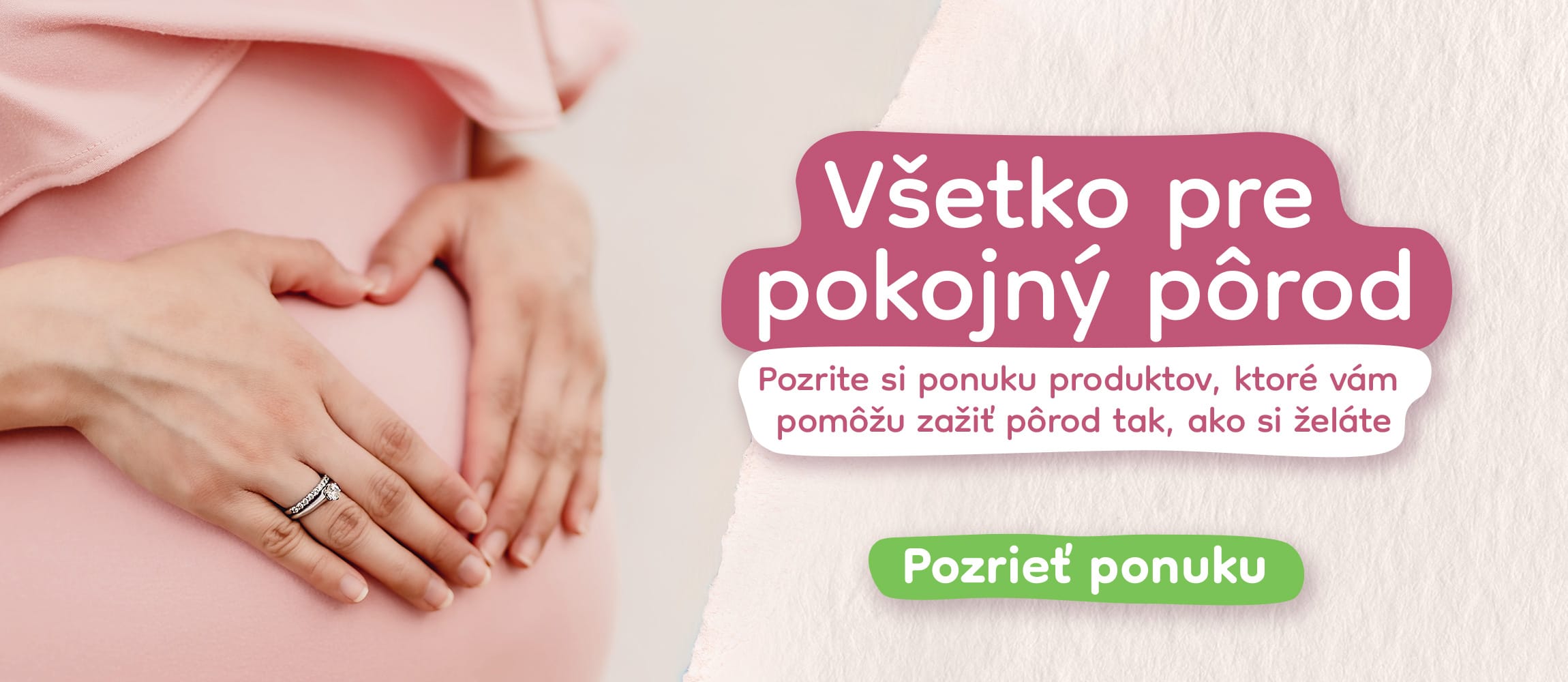 Všetko pre pokojný pôrod Všetko pre pokojný pôrod